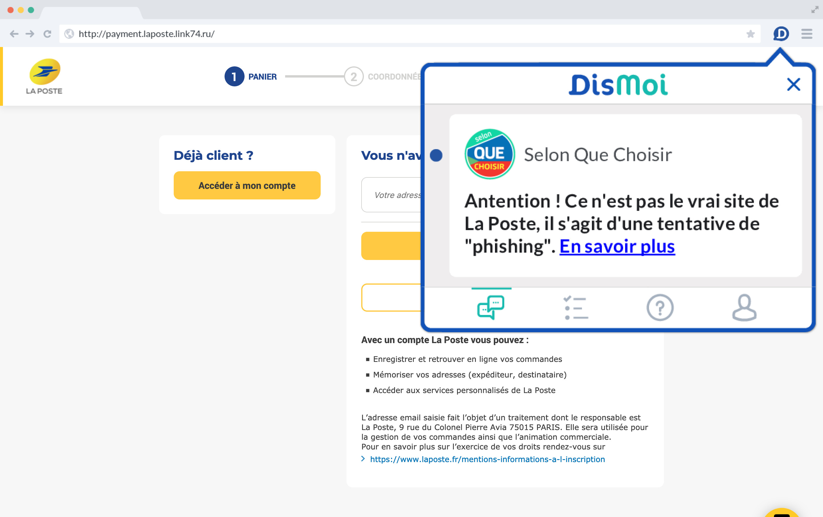 Example – Selon Que Choisir